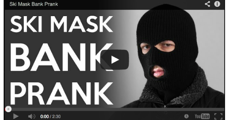 Does This Ski Mask Prank Go Too Far?