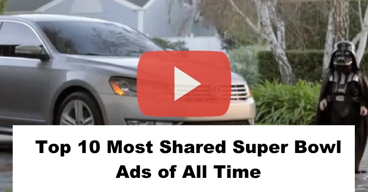 Top 10 Most Shared Super Bowl Ads of All Time