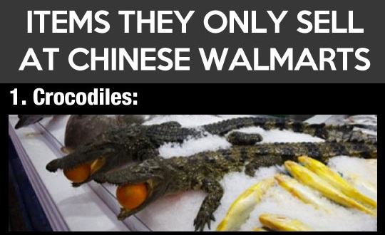 Weird things they only sell at Chinese Walmarts…