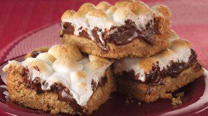 recipe Warm Toasted Marshmallow S'mores Bars