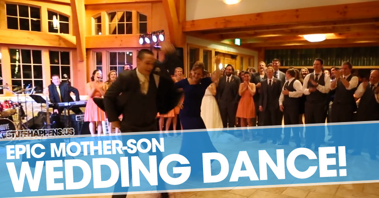 Groom And His Mother Surprise Their Guests With Hilarious Dance Mashup