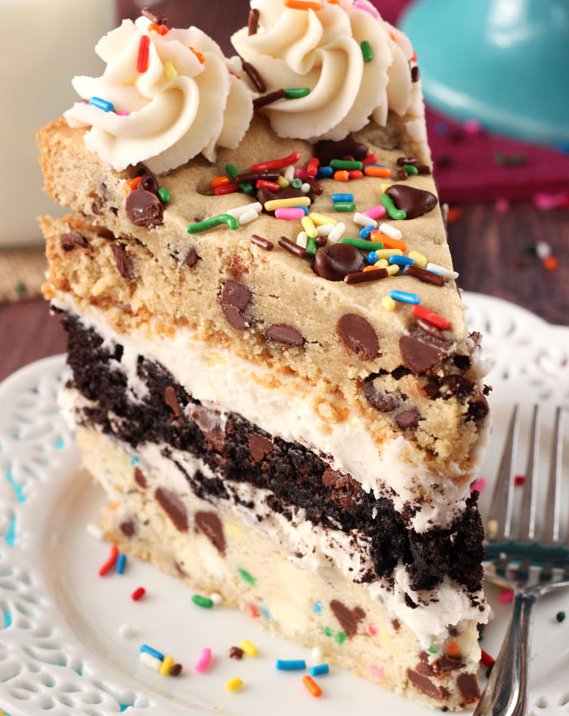 ultimate chocolate chip layer cake