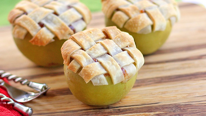 Apple Pie Baked In Apple