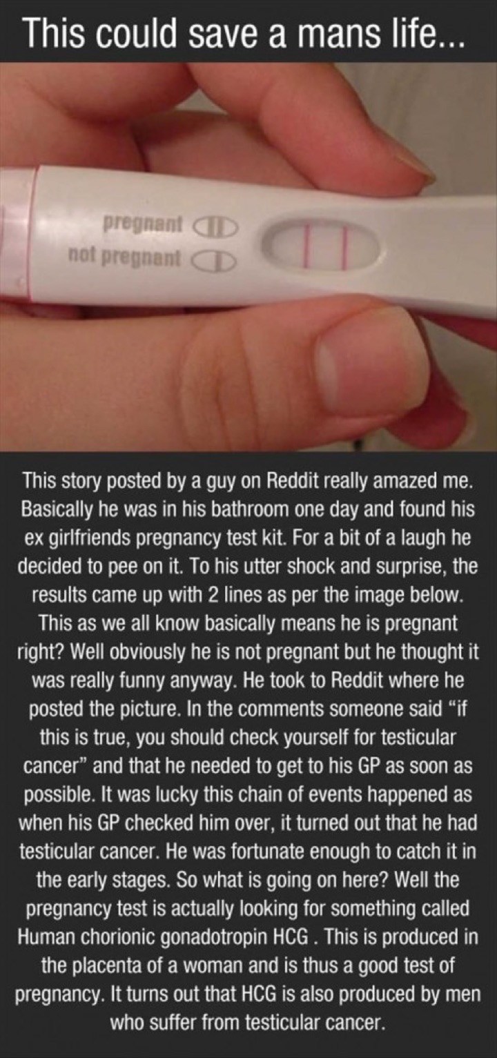 Pregnancy Test Joke Saves Life
