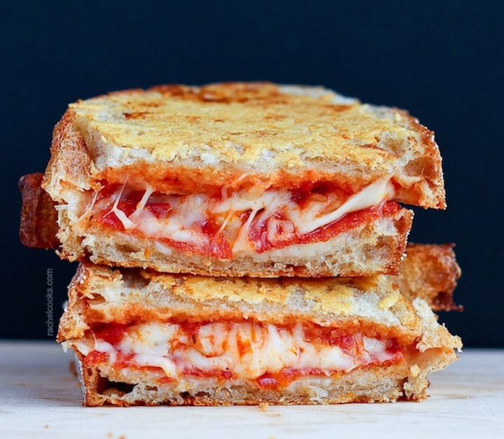 Parmesan Pizza Grilled Cheese
