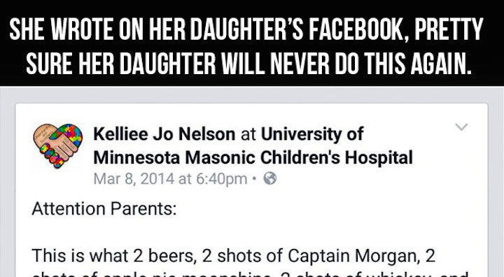 Mom writes about daughter on Facebook