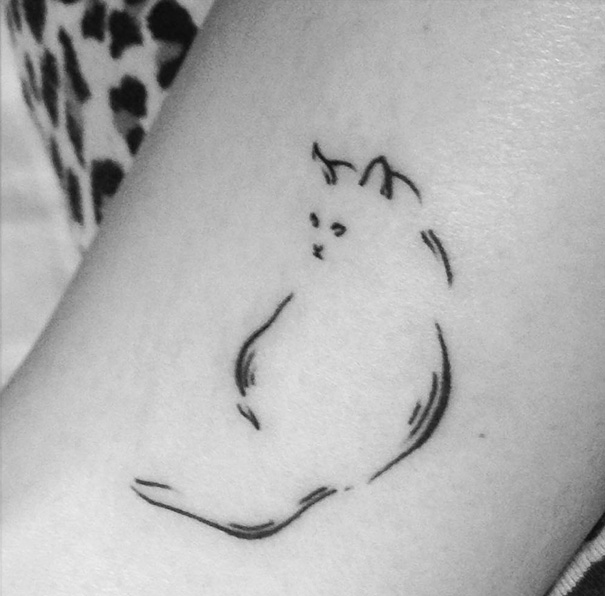 cat tattoo 12