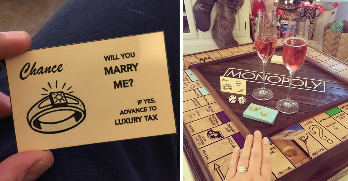 Guy Proposes Using Custom-Made Monopoly Board